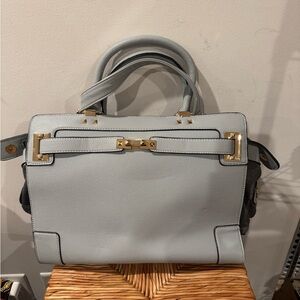 Elegant Gray Handbag